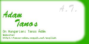 adam tanos business card